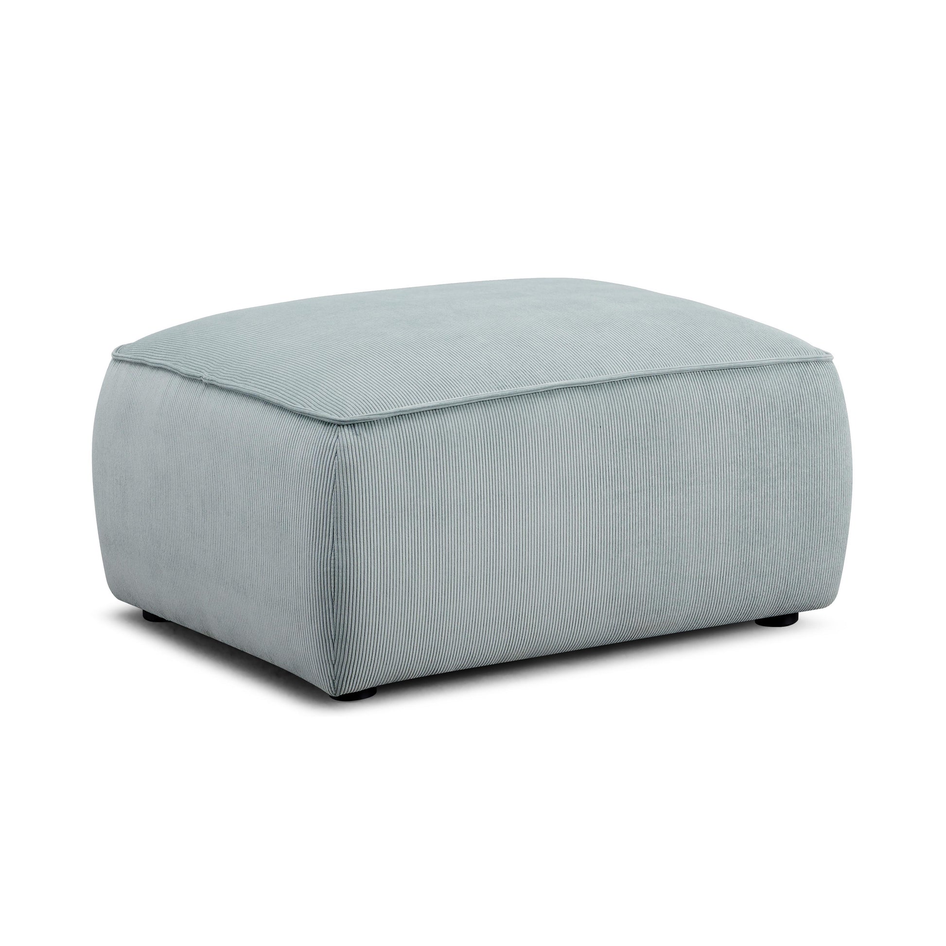 Travie Performance Corduroy Velvet Ottoman by TOV Oc69182