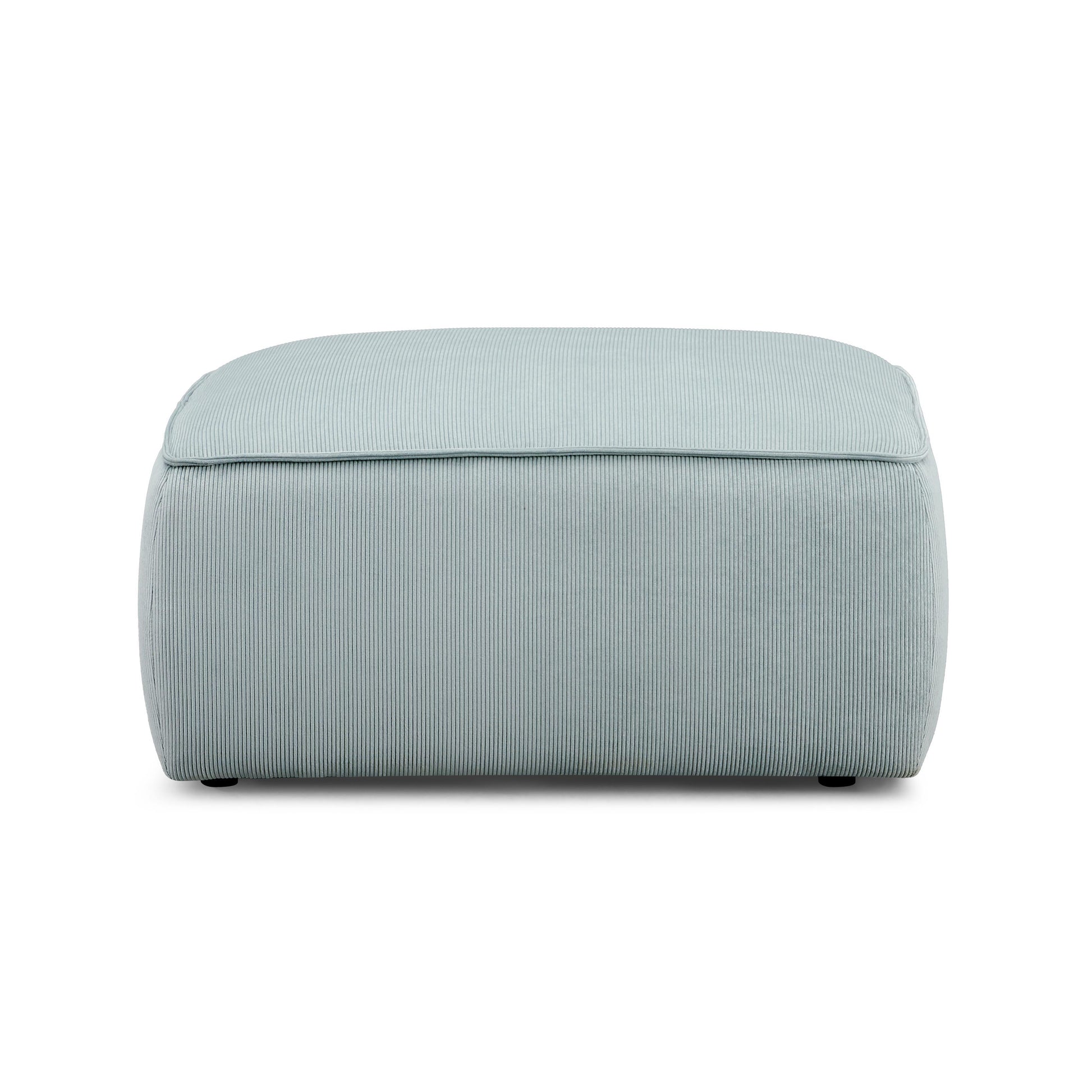 Travie Performance Corduroy Velvet Ottoman by TOV Oc69182