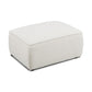 Travie Sand Upcycled Linen Ottoman by TOV Oc69205