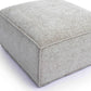 Mindy Chenille Basketweave Ottoman by TOV Oc69318