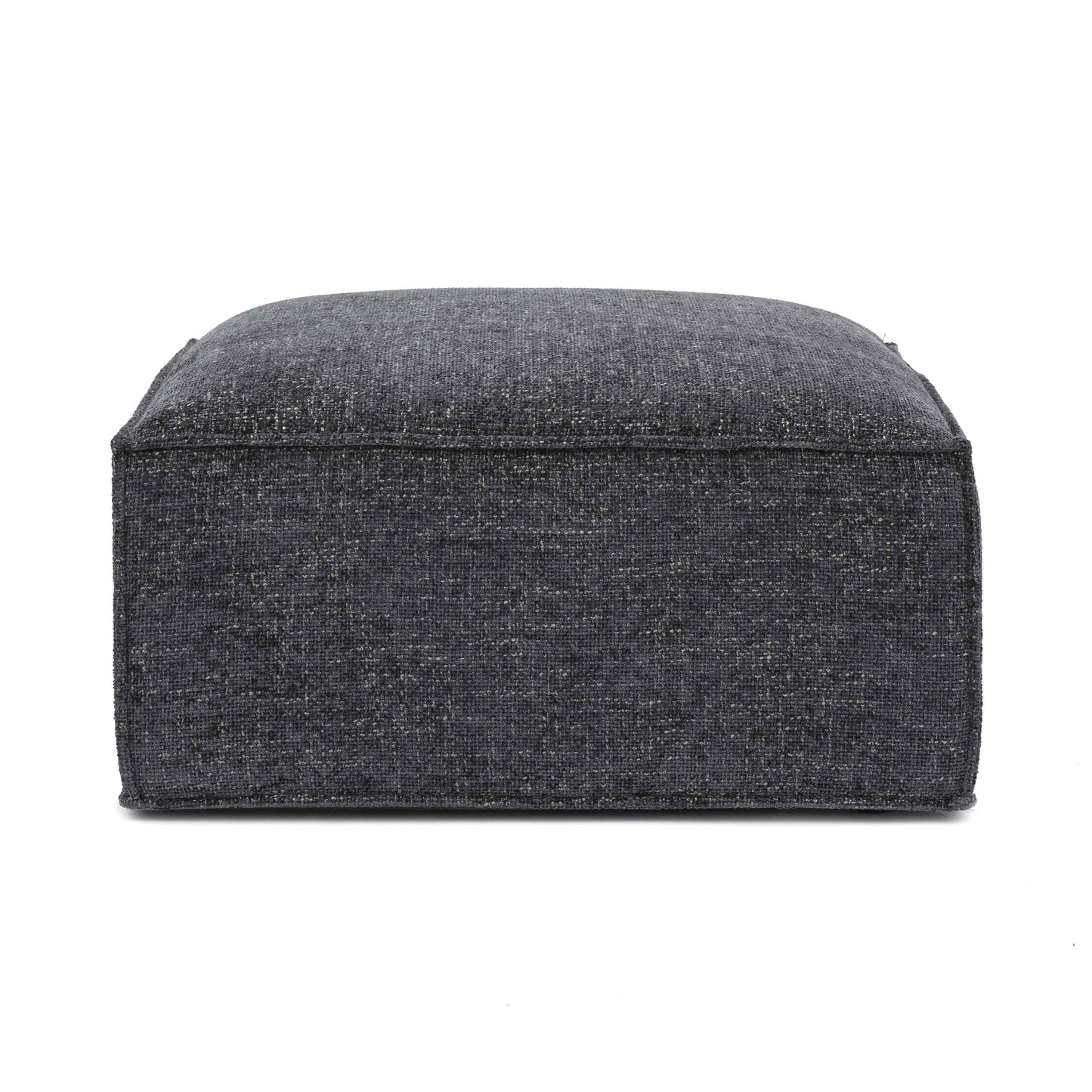 Mindy Chenille Basketweave Ottoman by TOV Oc69320