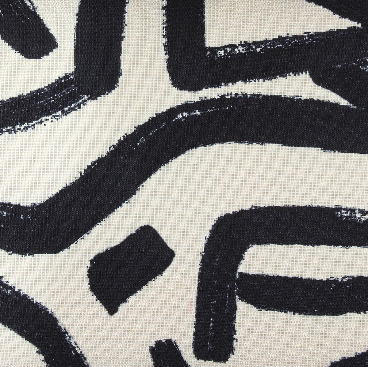 Pippa Black Brushstroke Print Contract Grade Accent Stool by TOV Furniture – photo 7 of 7