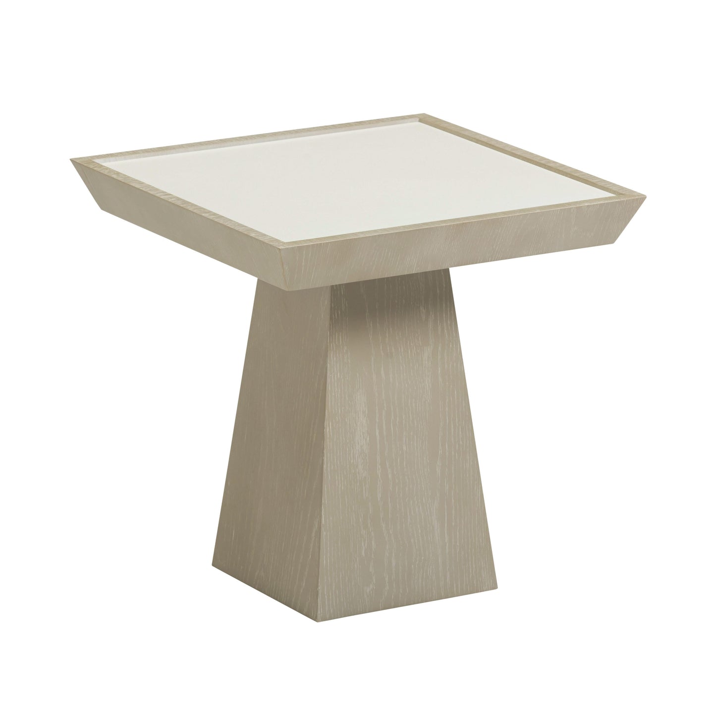 Coco Washed Ash Side Table Brown, Cream, Grey by Tov Furniture