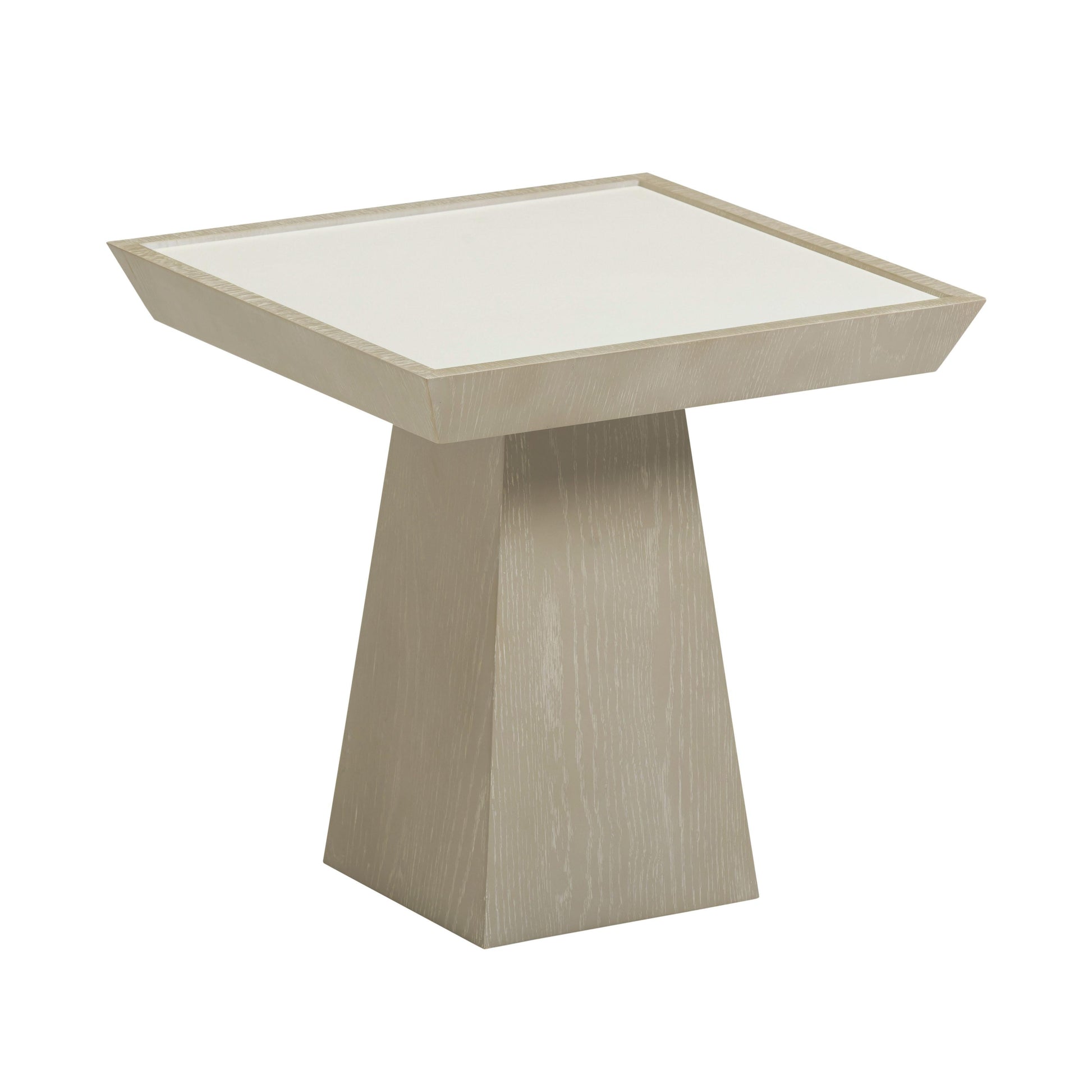Coco Washed Ash Side Table Brown, Cream, Grey by Tov Furniture