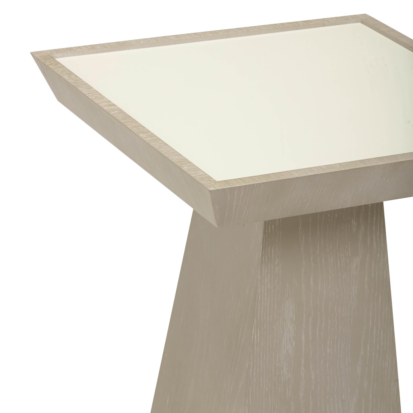 Coco Washed Ash Side Table Brown, Cream, Grey by Tov Furniture