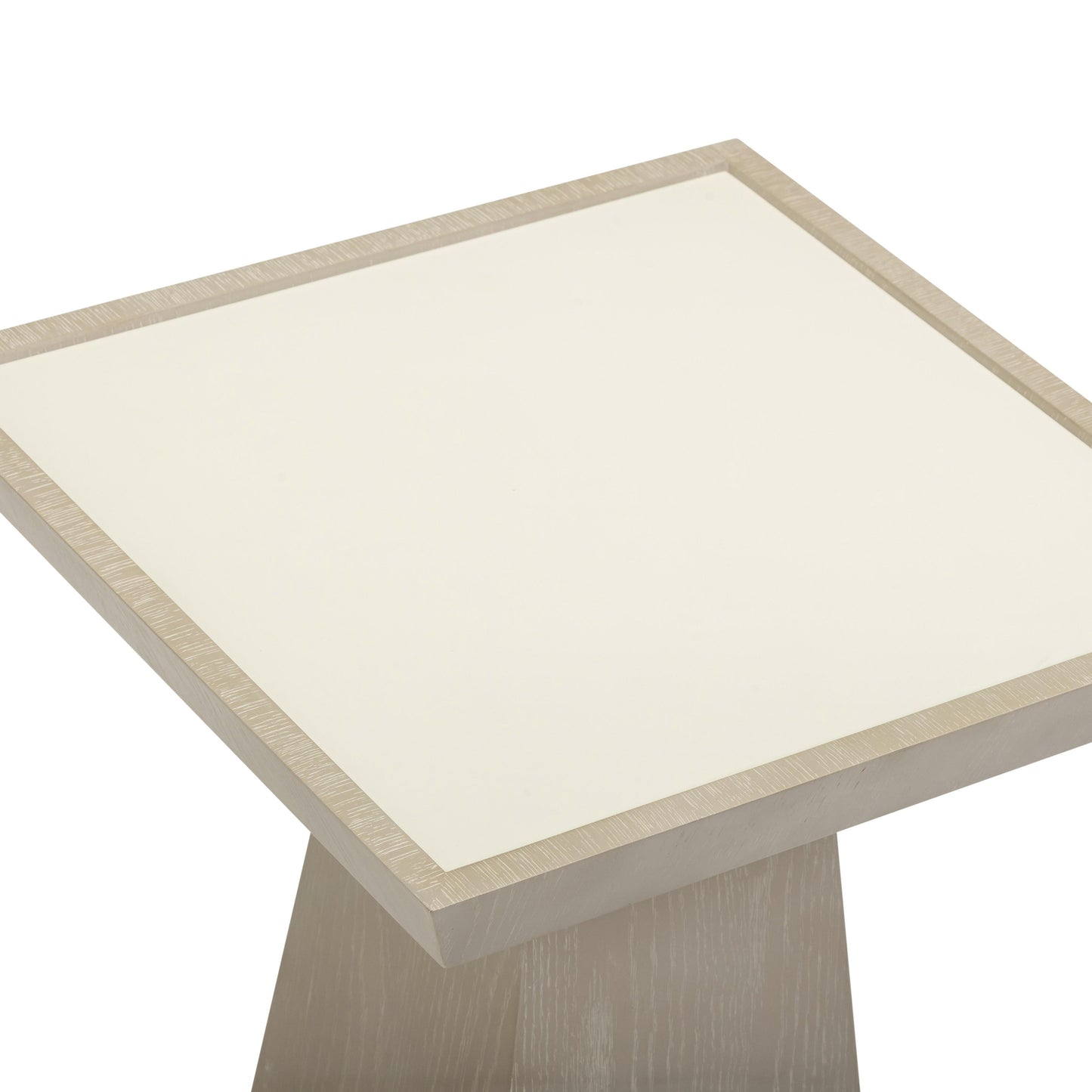 Coco Washed Ash Side Table Brown, Cream, Grey by Tov Furniture