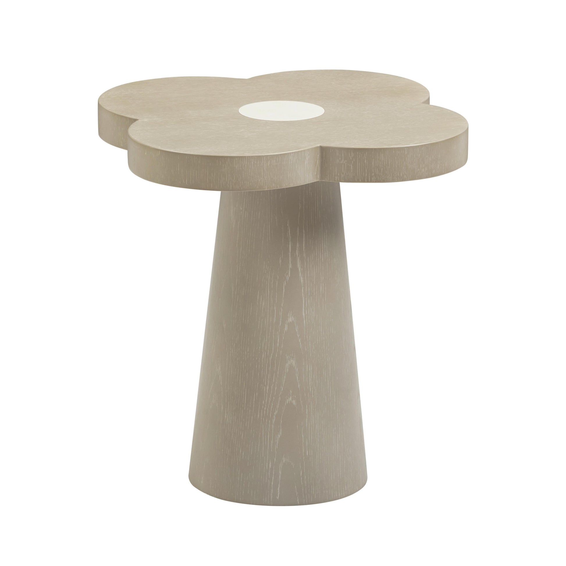 Allium Washed Ash Side Table Brown, Cream, Grey by Tov Furniture