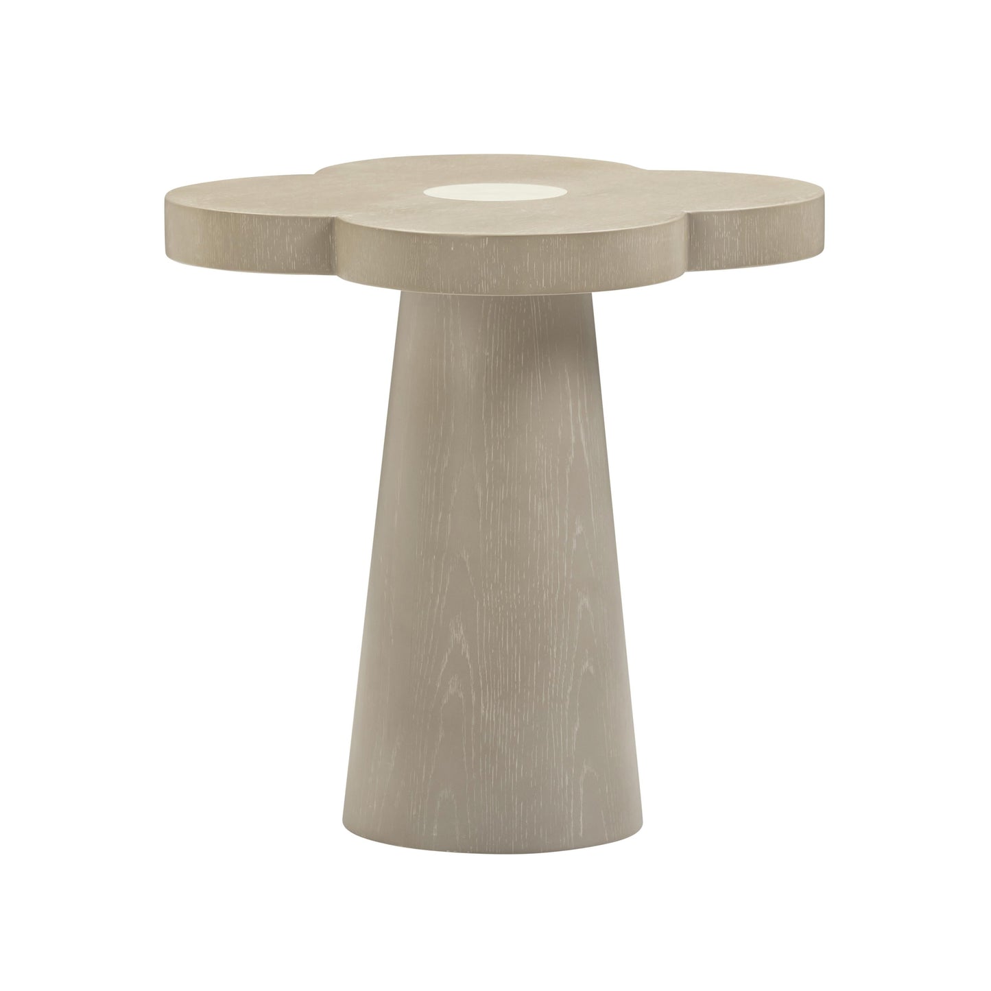 Allium Washed Ash Side Table Brown, Cream, Grey by Tov Furniture