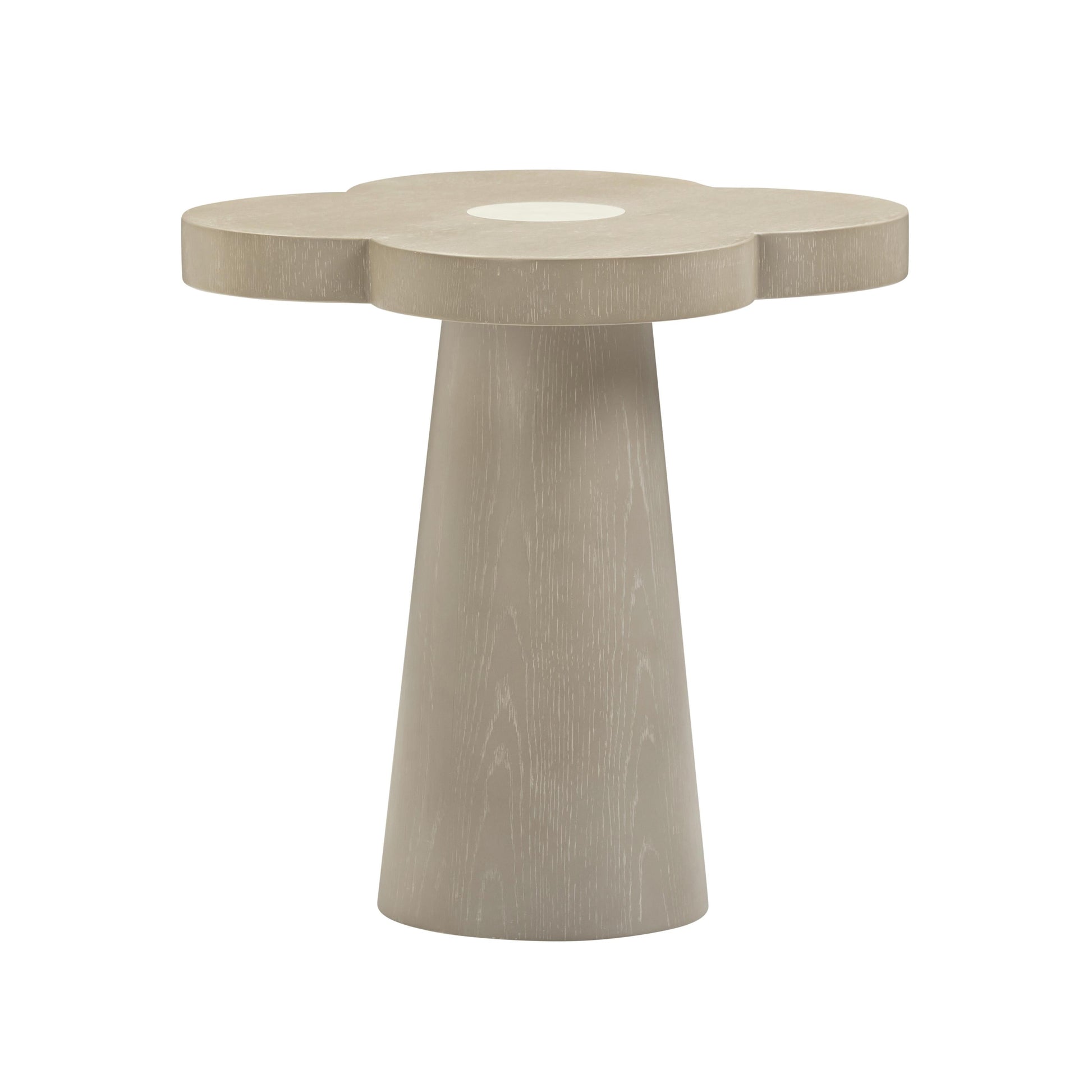 Allium Washed Ash Side Table Brown, Cream, Grey by Tov Furniture