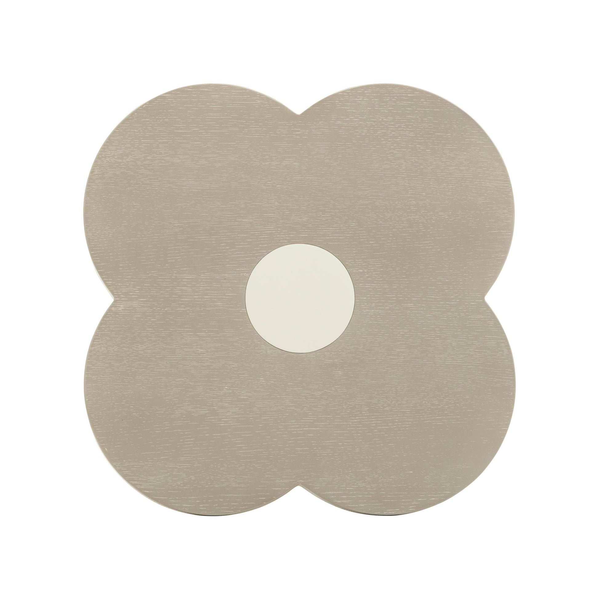 Allium Washed Ash Side Table Brown, Cream, Grey by Tov Furniture