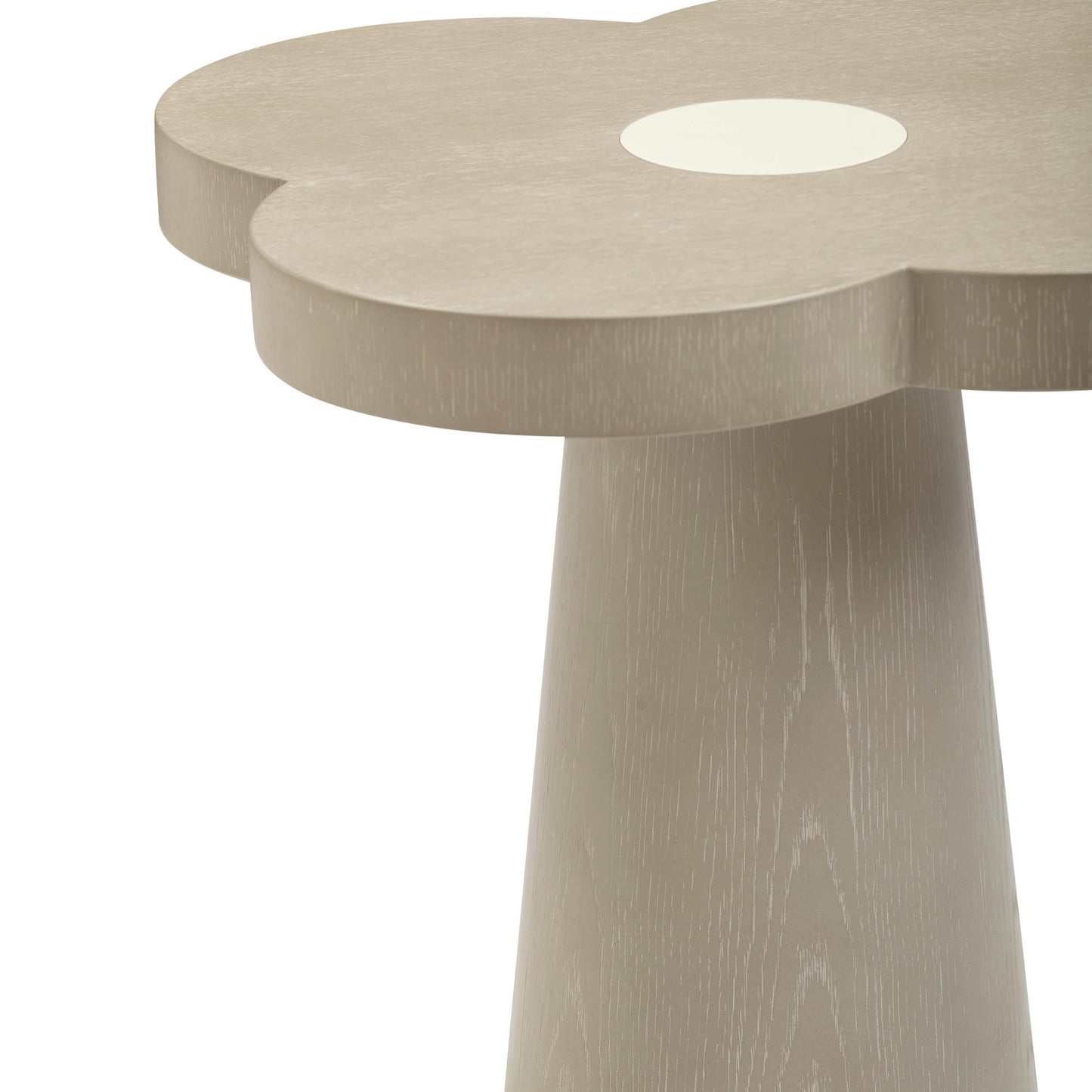 Allium Washed Ash Side Table Brown, Cream, Grey by Tov Furniture
