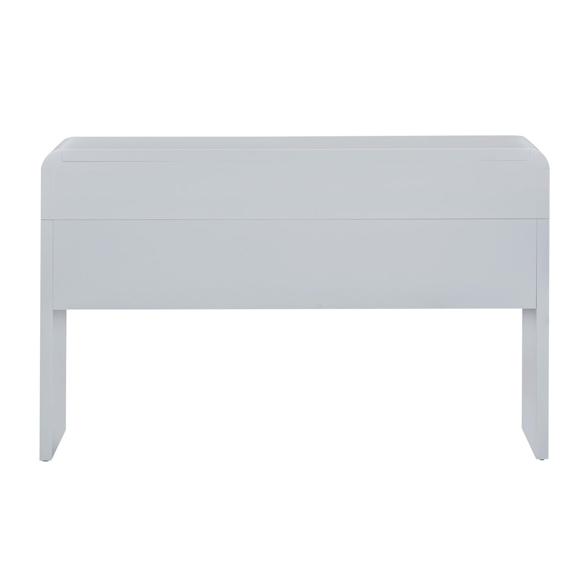 Patty Pastel Blue Rattan Console Desk by TOV Furniture – photo 6 of 9