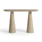 Sandra 47 Faux Travertine Indoor Outdoor Console Table by TOV Oc69366