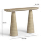 Sandra 47 Faux Travertine Indoor Outdoor Console Table by TOV Oc69366