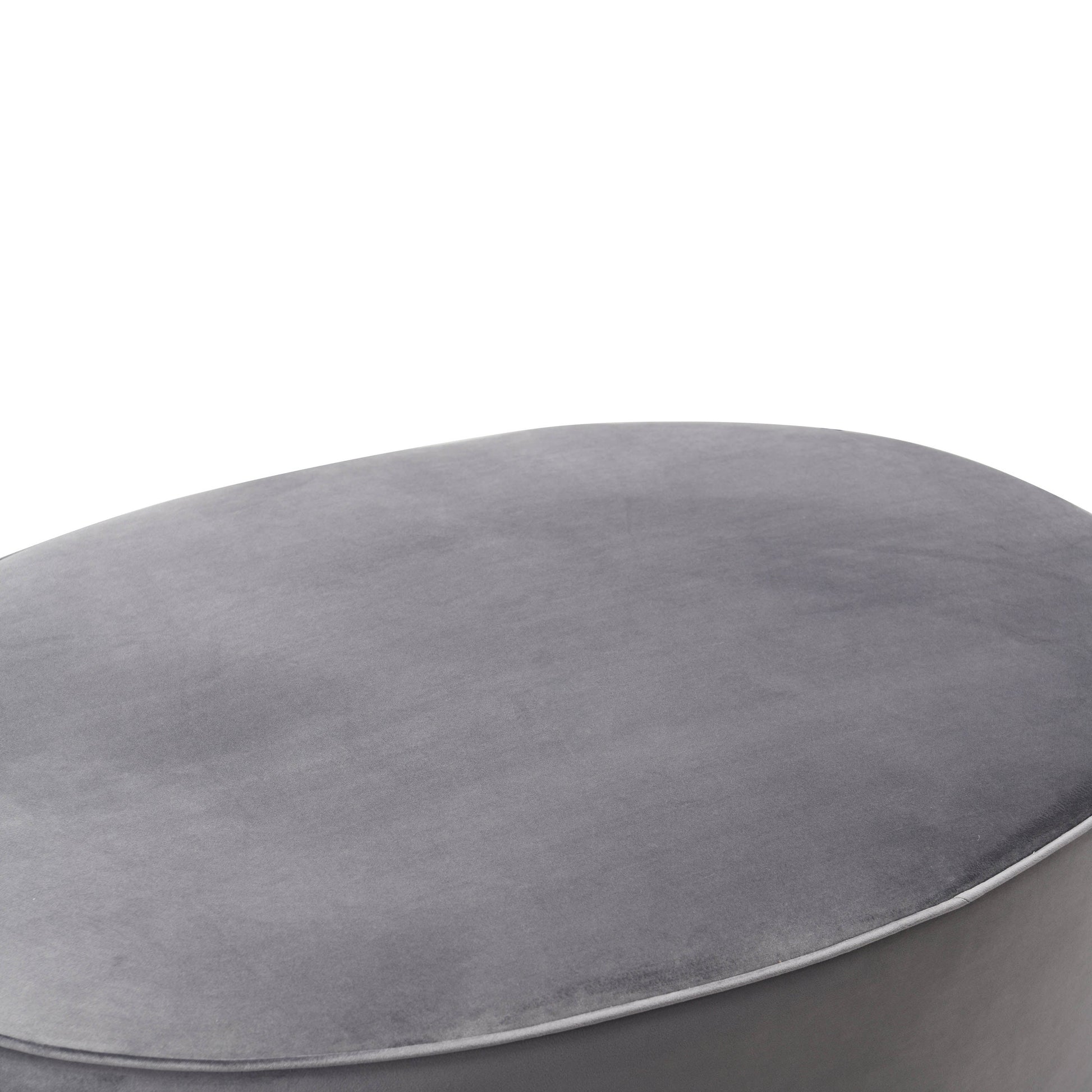 Scarlett Velvet Oval Ottoman by TOV Oc7225