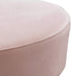 Scarlett Velvet Oval Ottoman by TOV Oc7226