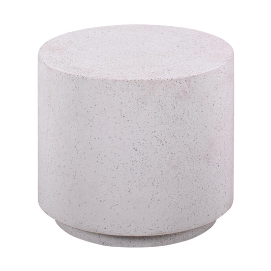 Terrazzo Light Speckled Round Side Table by TOV Oco44053