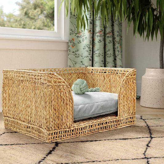 Milou Natural Rattan Small Pet Bed by TOV Furniture – photo 2 of 5