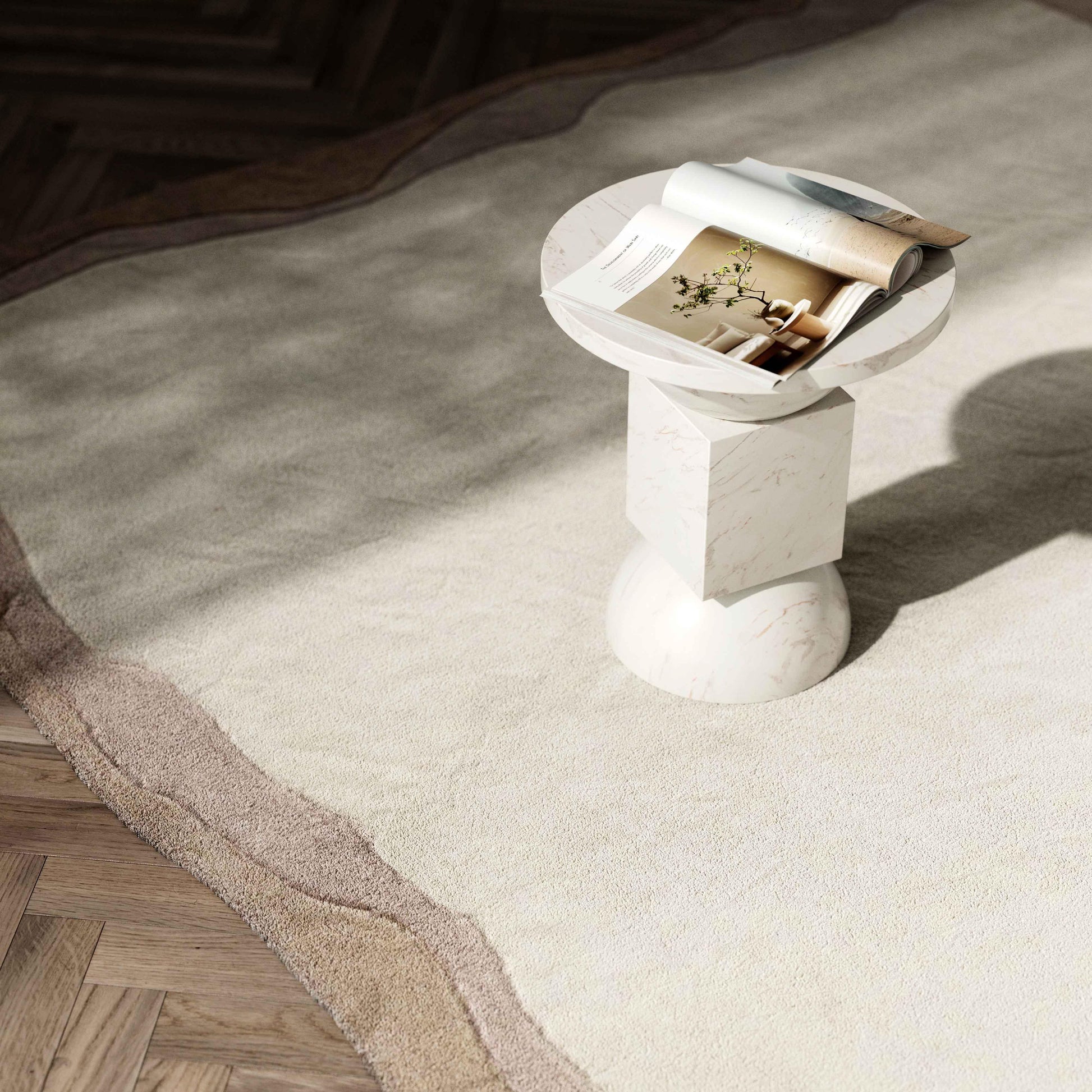 Tarba Rectangular Floor Rug by TOV R18797