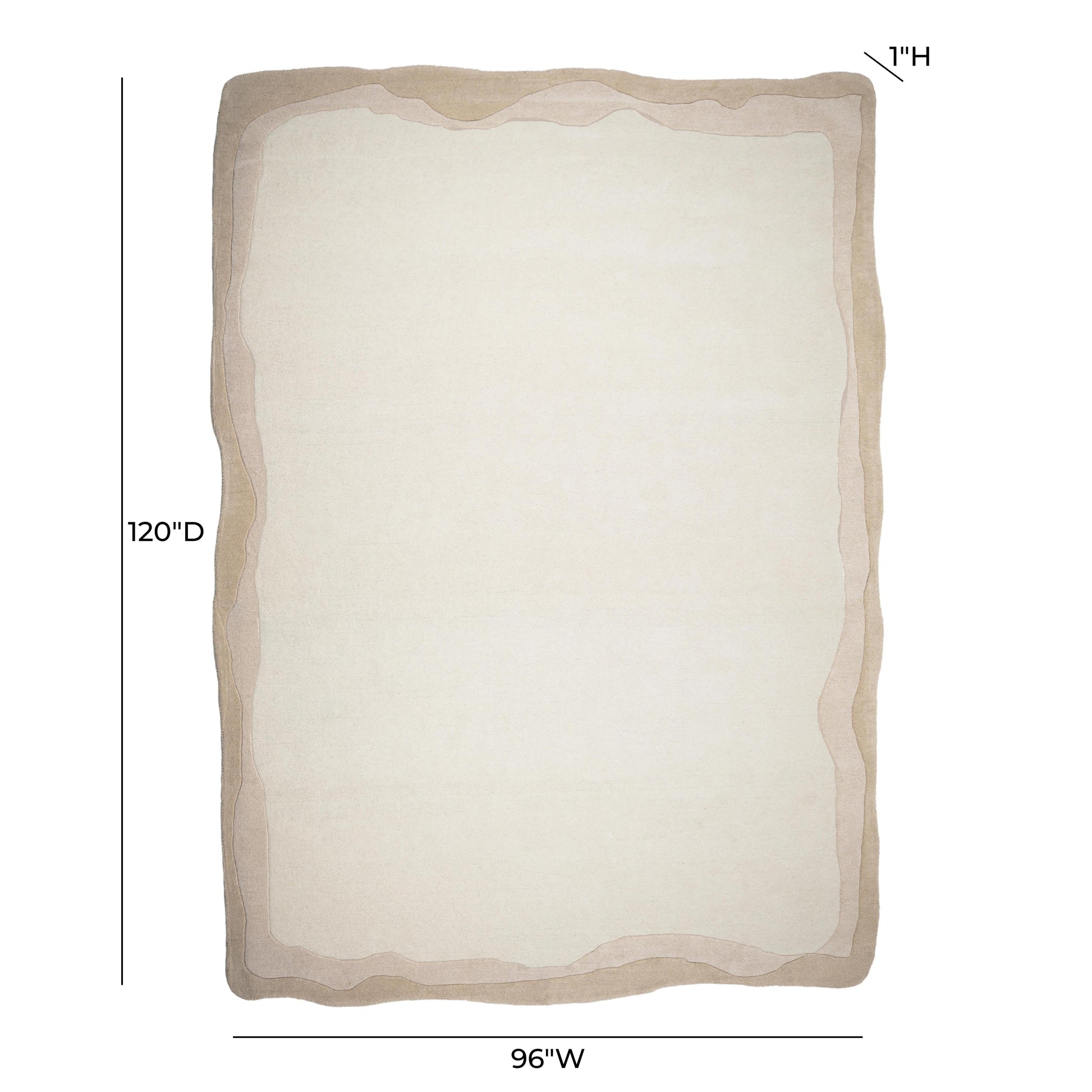 Tarba Rectangular Floor Rug by TOV R18797