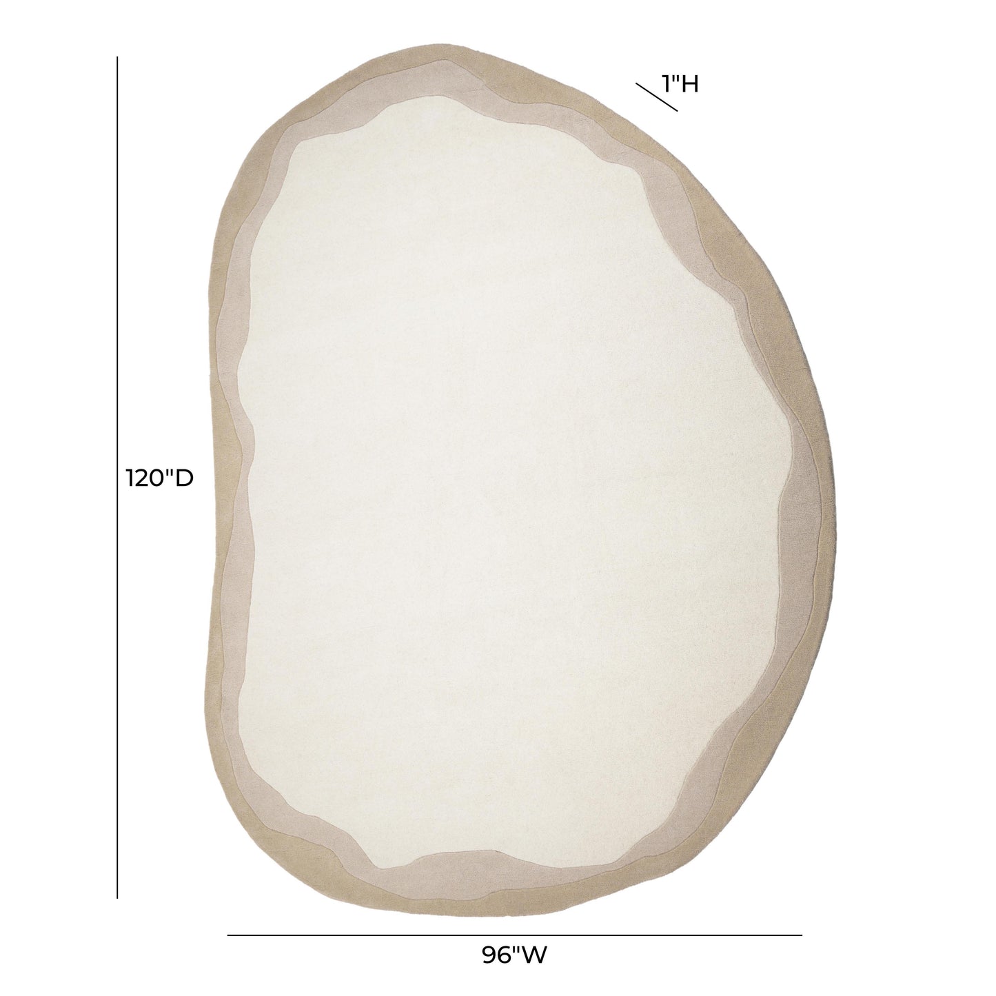 Tarba Organic Floor Rug by TOV R18795