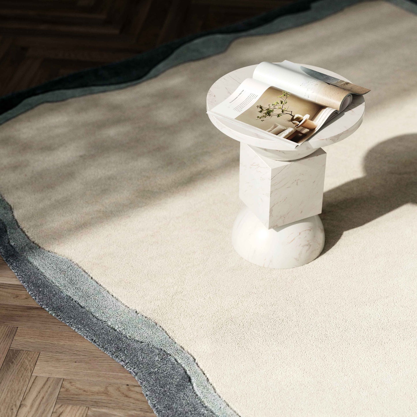 Tarba Rectangular Floor Rug by TOV R18794