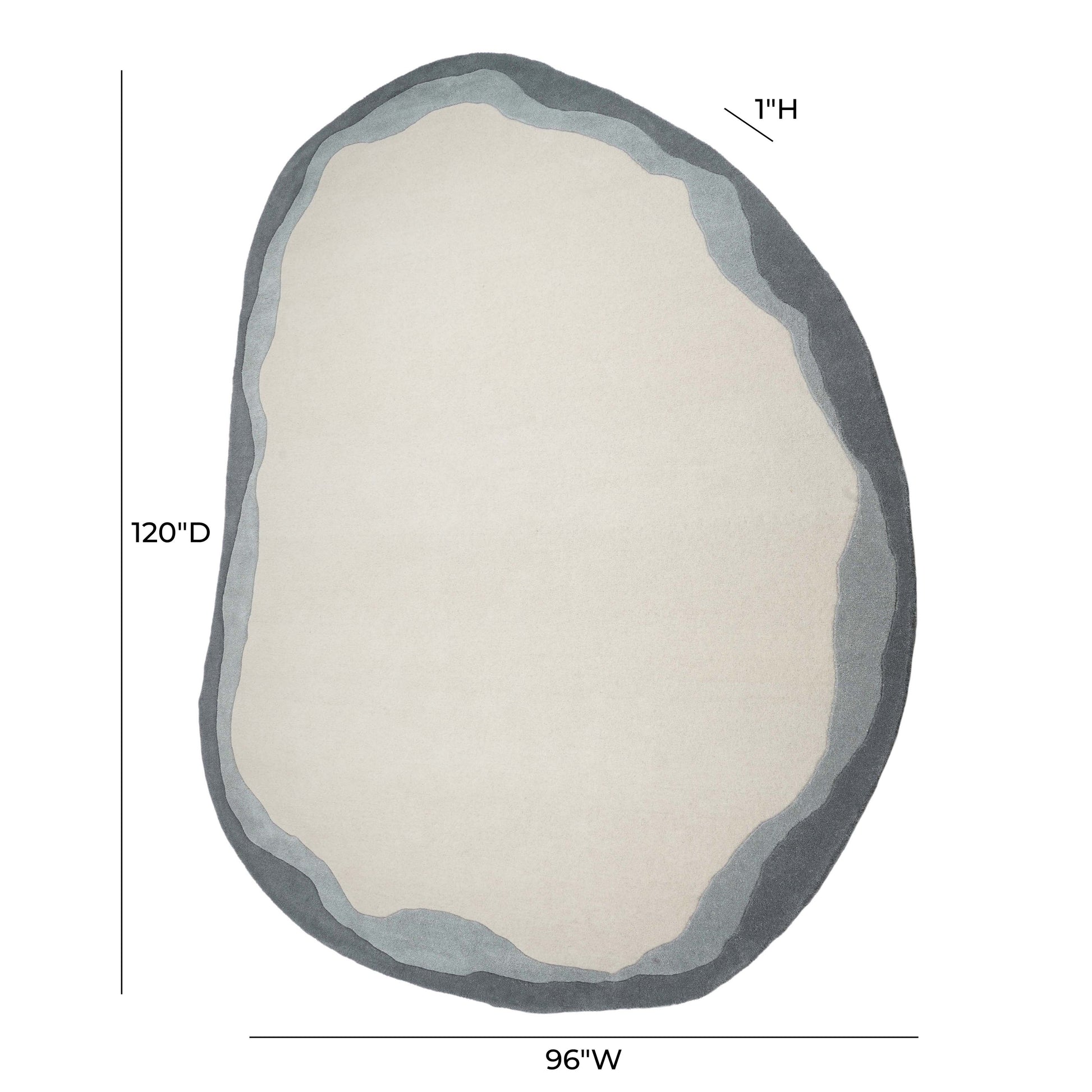 Tarba Organic Floor Rug by TOV R18795