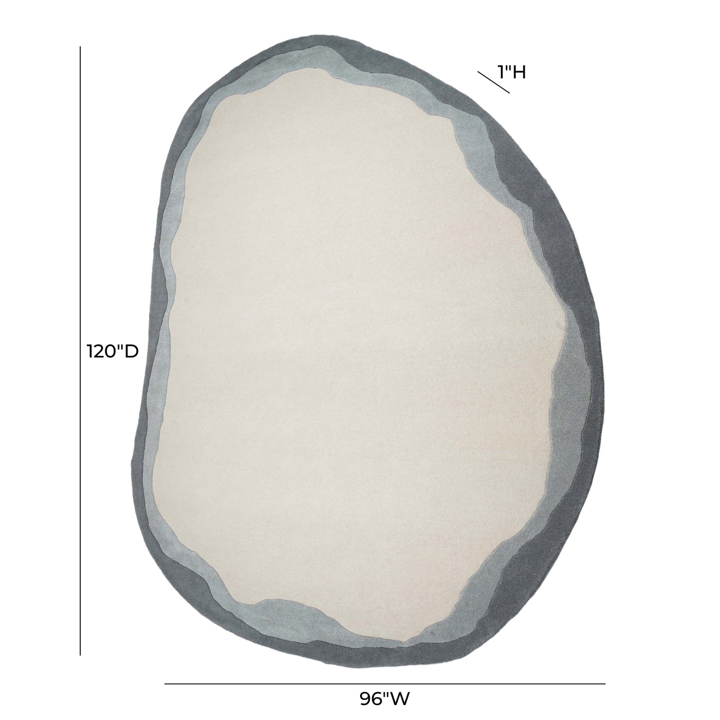 Tarba Organic Floor Rug by TOV R18798