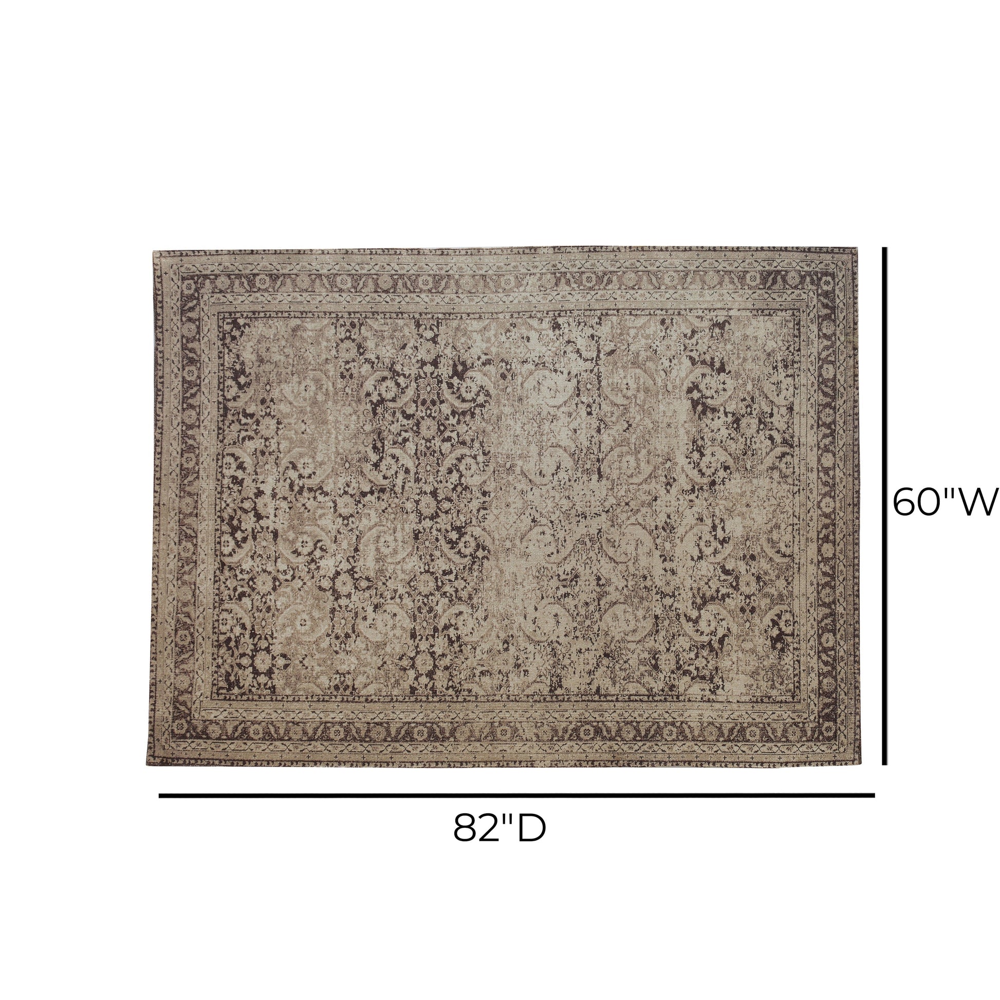 Bluma Area Rug Multi 5' x 7' by Tov Furniture