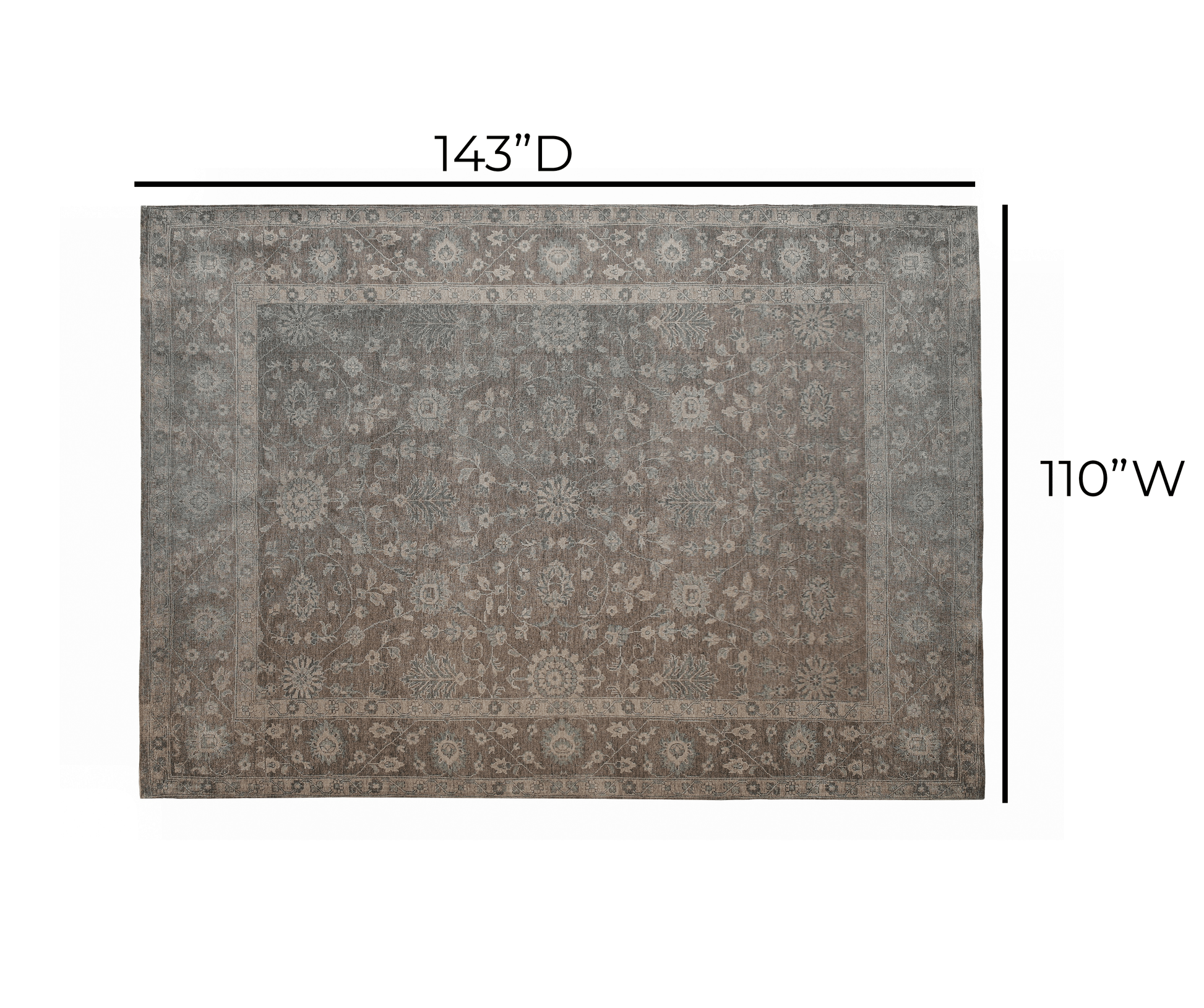 Lior Area Rug Multi 9' x 12' by Tov Furniture
