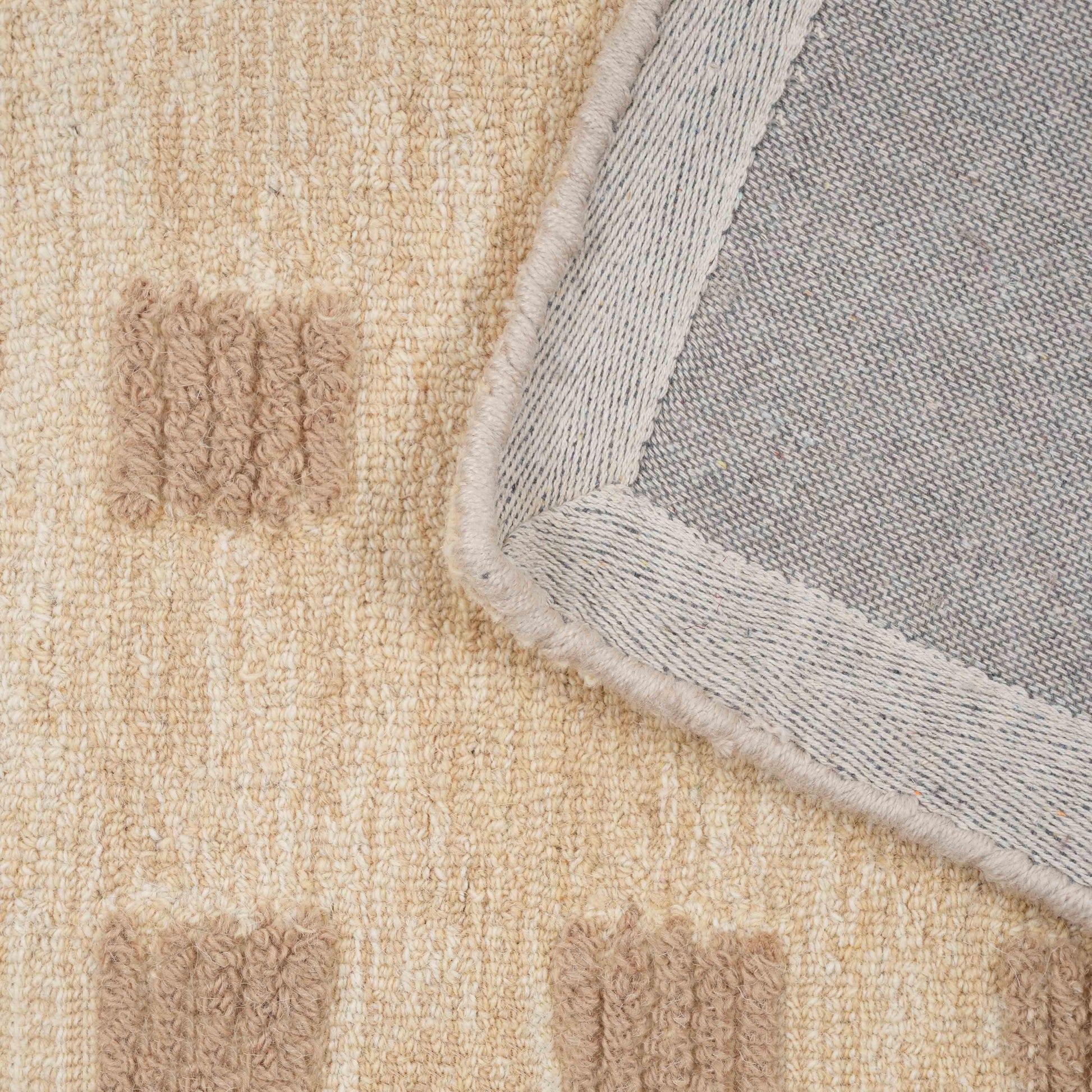 Hari Natural Hand-Tufted Rug Natural 8' x 10' by Tov Furniture
