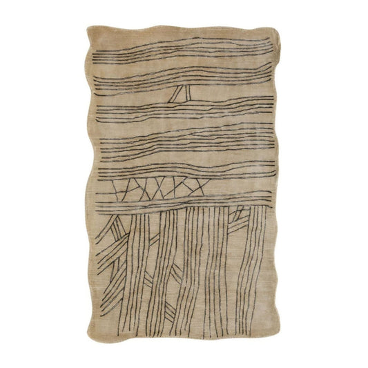 Daphne Natural Hand Tufted Wool Area Rug 5'X8' by TOV Furniture – photo 1 of 7