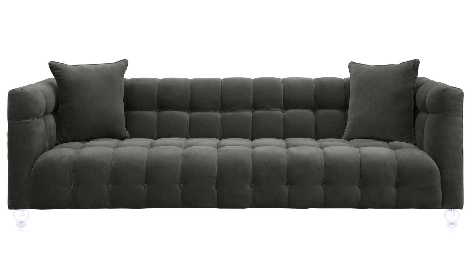 Bea 90 6 Velvet Tufted Sofa by TOV S100