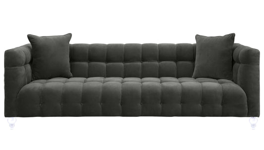 Bea 90 6 Velvet Tufted Sofa by TOV S100