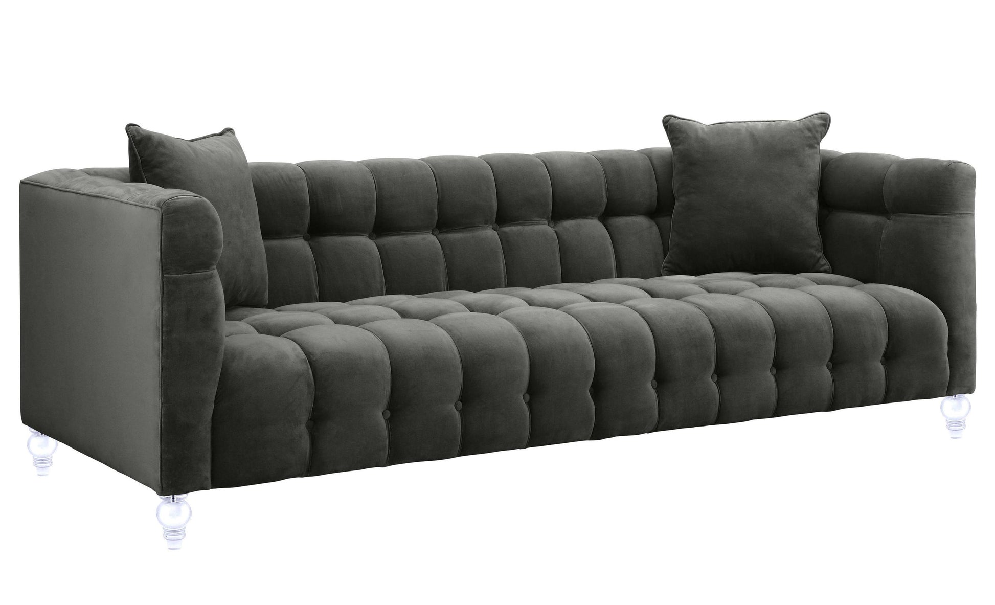 Bea 90 6 Velvet Tufted Sofa by TOV S100