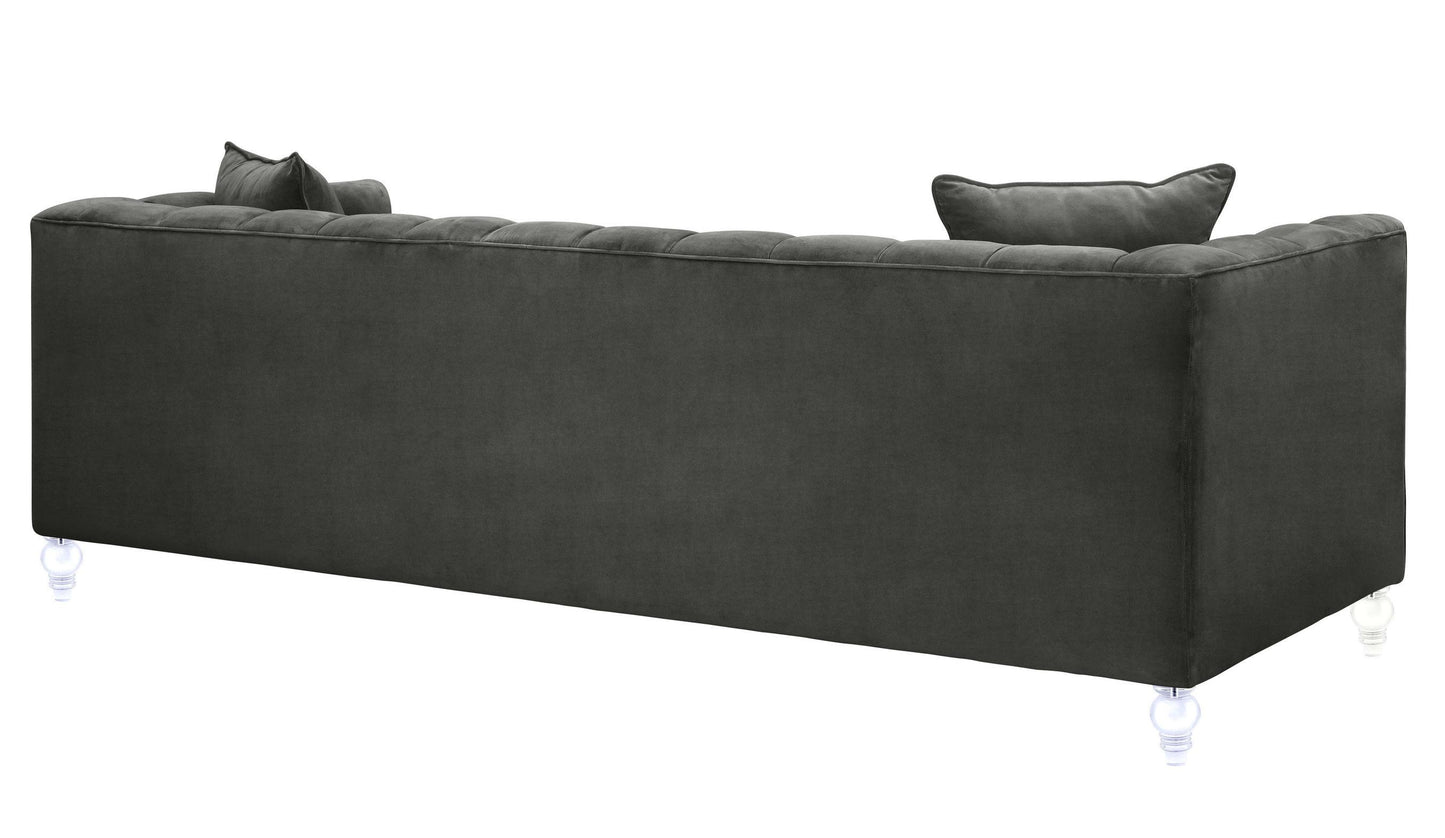Bea 90 6 Velvet Tufted Sofa by TOV S110