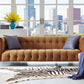 Bea 90 6 Velvet Tufted Sofa by TOV S85