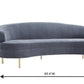 Baila 89 Velvet Sofa by TOV L6294