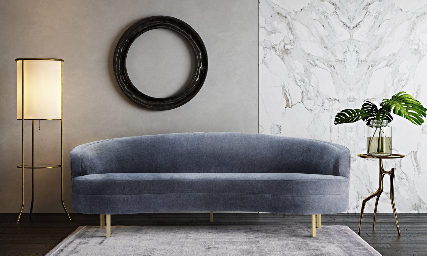 Baila 89 Velvet Sofa by TOV L6294