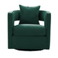 Kennedy Velvet Swivel Accent Chair by TOV S44127
