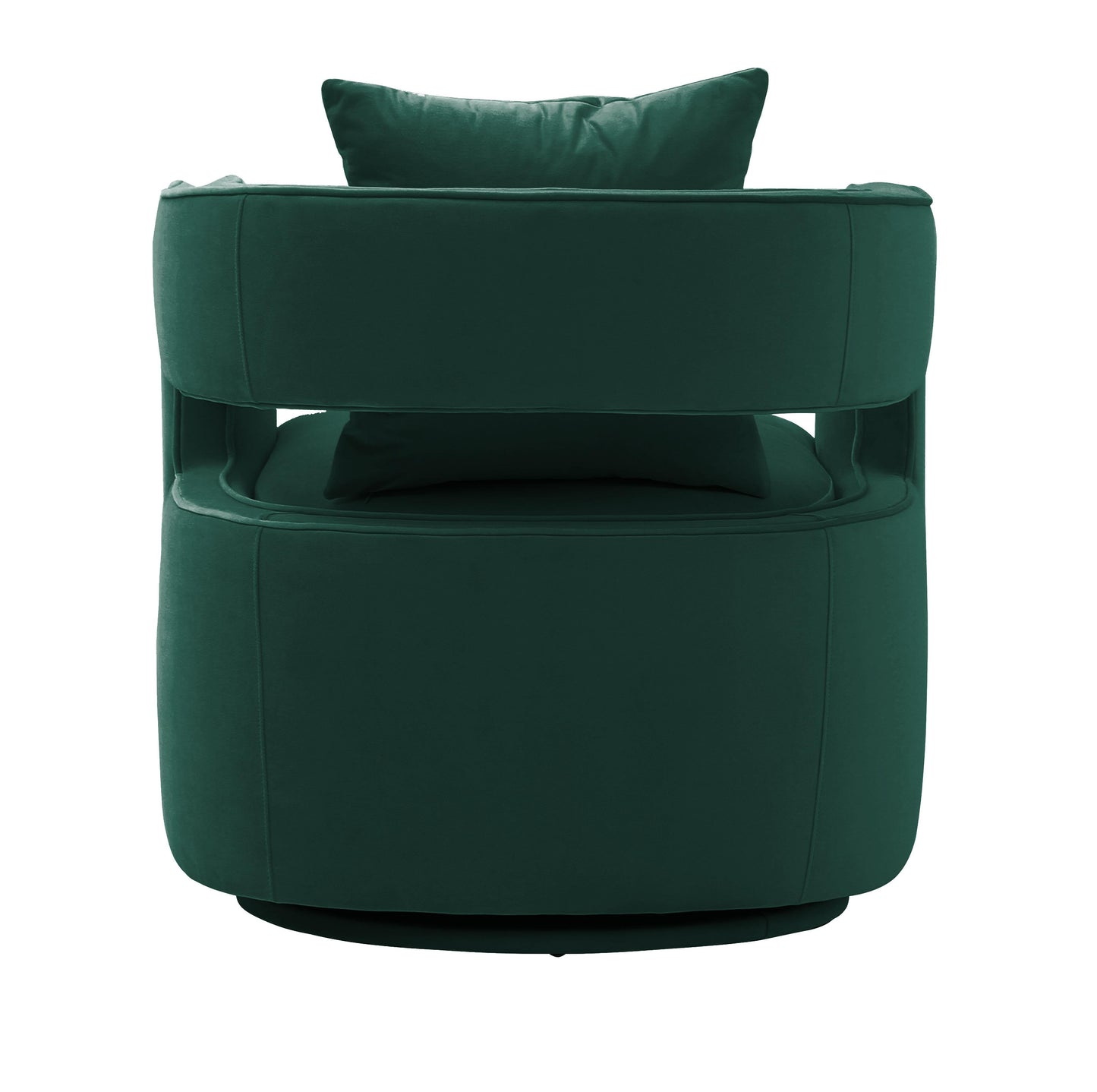 Kennedy Performance Velvet Swivel Accent Chair Forest Green by Tov Furniture