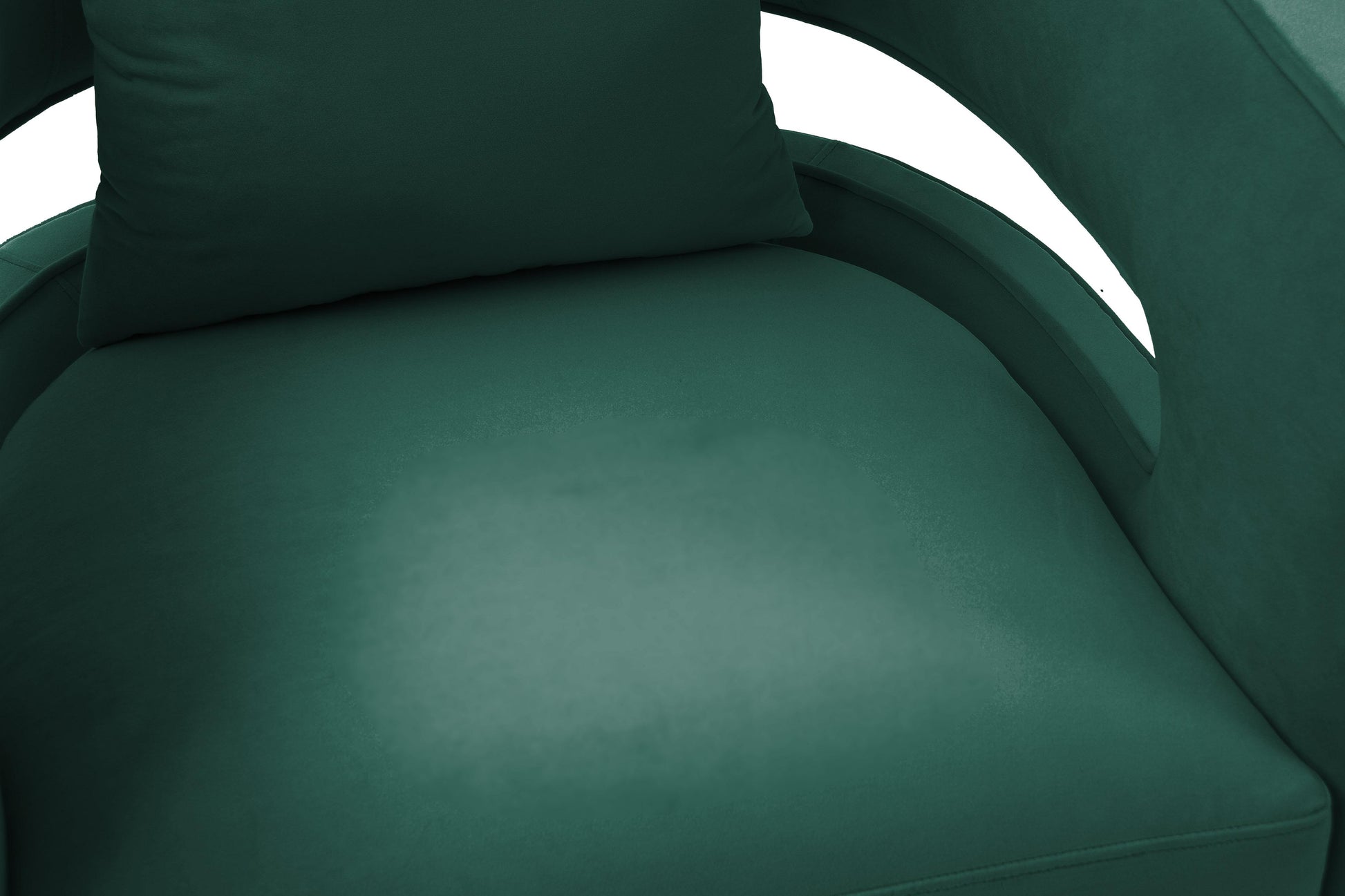 Kennedy Performance Velvet Swivel Accent Chair Forest Green by Tov Furniture