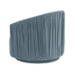 London Pleated Velvet Swivel Chair by TOV S44151