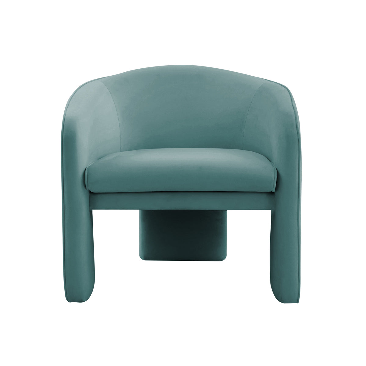 Marla Sea Blue Performance Velvet Accent Chair by TOV Furniture – photo 3 of 6
