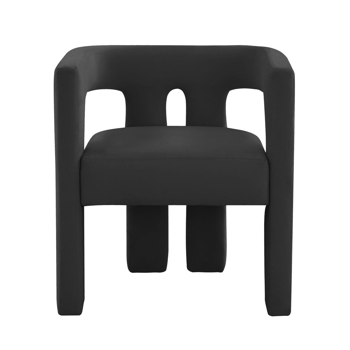 Sloane Black Performance Velvet Accent Chair by TOV Furniture – photo 3 of 7