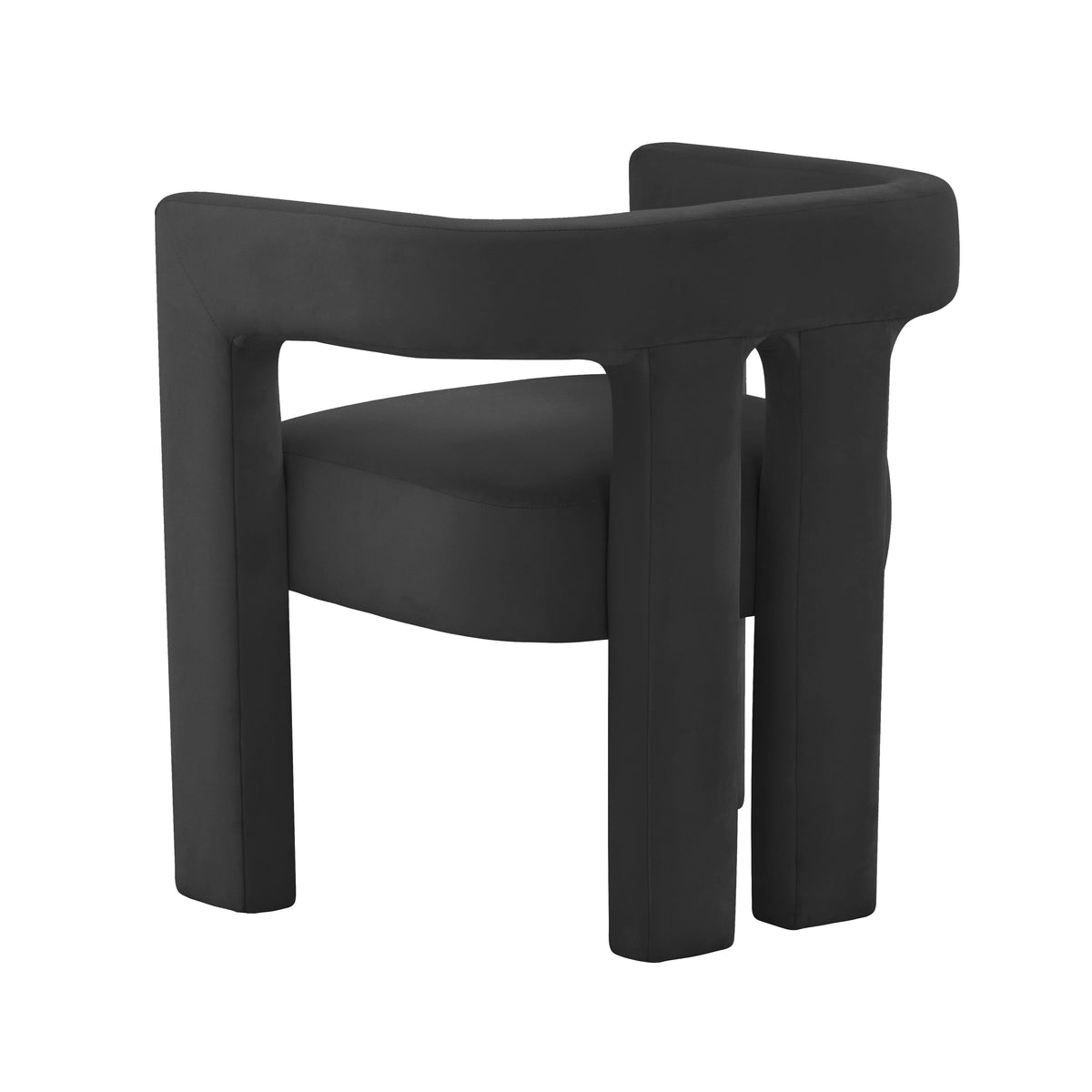 Sloane Black Performance Velvet Accent Chair by TOV Furniture – photo 4 of 7