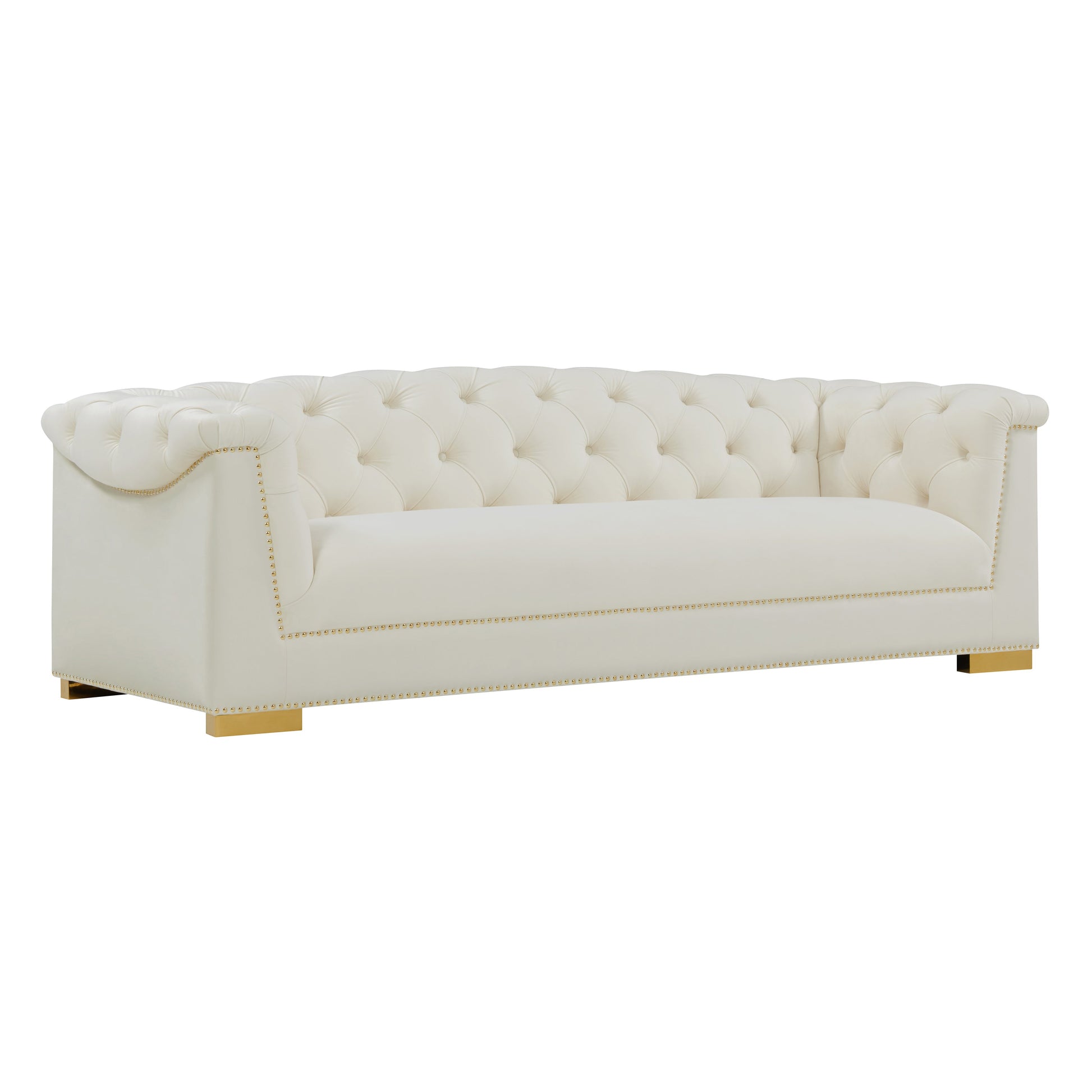 Farah 91 Velvet Sofa by TOV S4930