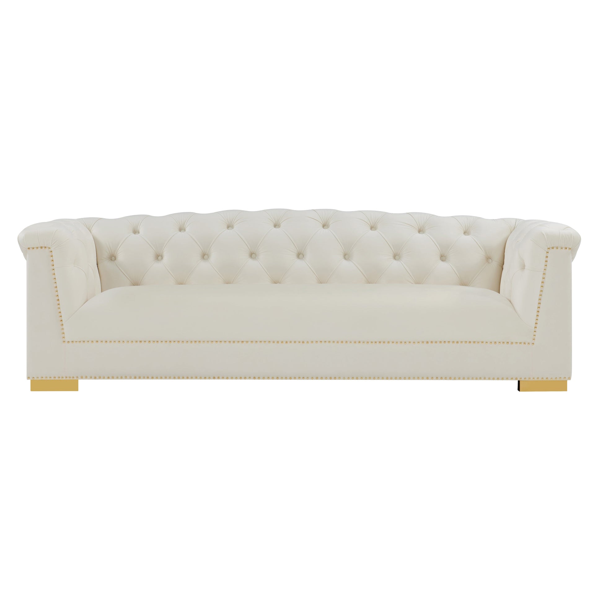 Farah 91 Velvet Sofa by TOV S4929