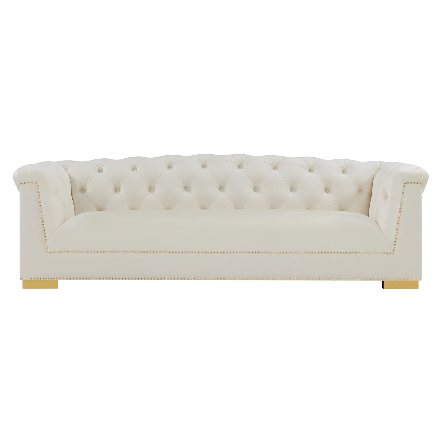 Farah 91 Velvet Sofa by TOV S4930