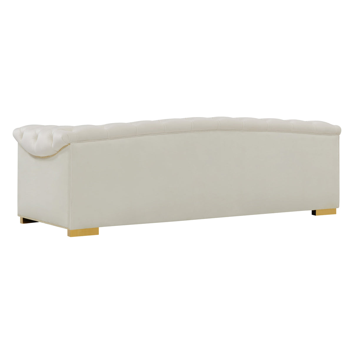 Farah Cream Performance Velvet Sofa By Inspire Me! Home Decor by TOV Furniture – photo 4 of 7